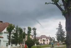 Kialakulóban lévő tornádót filmeztek Brassó megyében