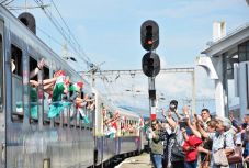 „Mindig magunkért, soha mások ellen” – berobogott a Boldogasszony zarándokvonat Kolozsvárra