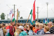 Pünkösdi búcsú: megérkezett Csíkszeredába a Boldogasszony zarándokvonat