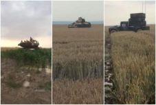 Letiporták a vetést az amerikai harckocsik a NATO-hadgyakorlaton