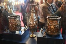 Állandó kiállításon látható a Magyar Nemzeti Múzeumban a Seuso-kincs