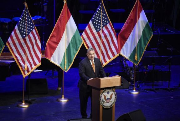 Orbán: Magyarország és az Egyesült Államok ma ugyanazokat az értékeket támogatja és védi