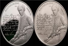 Emlékérme a Himnusz megzenésítésének 175. évfordulójára