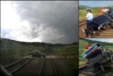 FRISSÍTVE - Felvétel készült a két ember halálát okozó Kolozs megyei vonatbalesetről