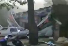 Nagy erejű robbanás történt egy gázüzemben Közép-Kínában