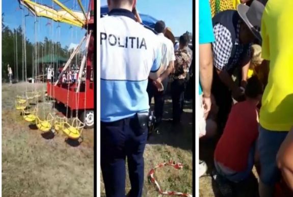 Leszakadt a vásári körhinta, lezuhant egy 10 éves kislány Maroskeresztúron