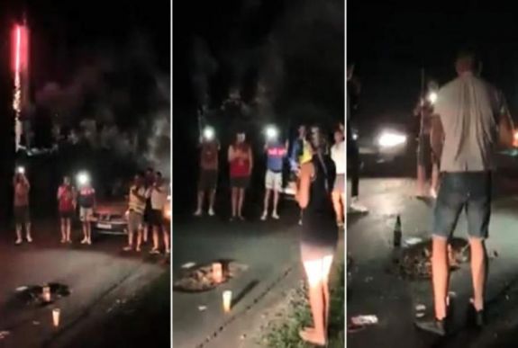 Születésnapi partit tartottak egy Kolozs megyei úton, egy kátyú volt az ünnepelt