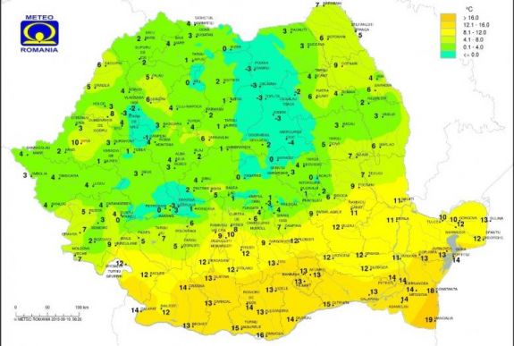 Csíkszeredában volt a leghidegebb csütörtök reggel: –4 fok