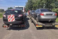 Újabb román horrortrélereket kapcsoltak le a magyar rendőrök az M1-esen