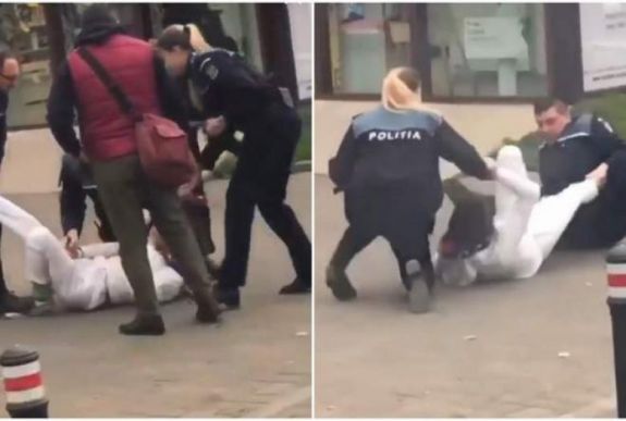 A járókelőknek kellett segíteniük a boldogtalankodó rendőrökön