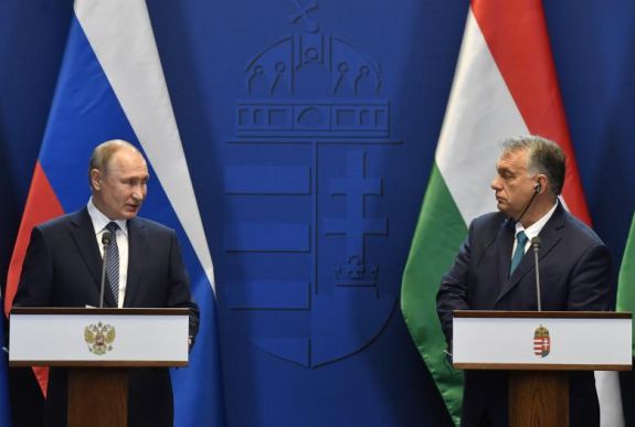 Budapestre látogatott Vlagyimir Putyin orosz államfő