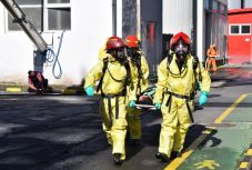 Concordia 19 hadgyakorlat - „felrobbant” a csíkszeredai sörgyár (GALÉRIA)