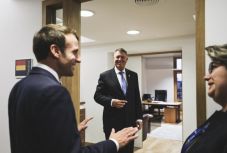 Emmanuel Macron francia elnökkel találkozott Klaus Johannis