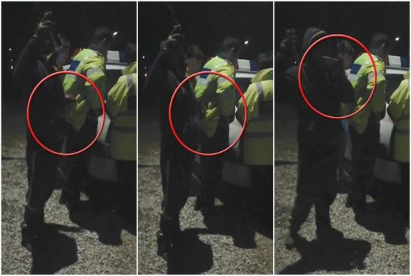 Vihogó szemtanúk előtt lopta meg a mit sem sejtő rendőrt