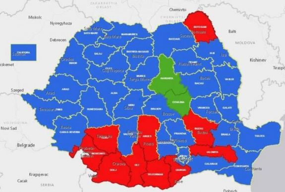 Elnökválasztási térkép: Dăncilă tíz megyében, Kelemen két megyében győzött