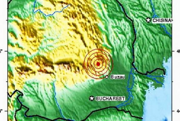Három felszíni földrengés volt szerda reggel Vrancea megyében 