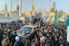 Ezrek búcsúztatták Bagdadban Szulejmánit, mielőtt holttestét Iránba szállítják