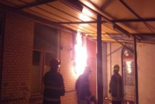 Lángra kapott egy gázvezeték a szatmárnémeti vasútállomáson