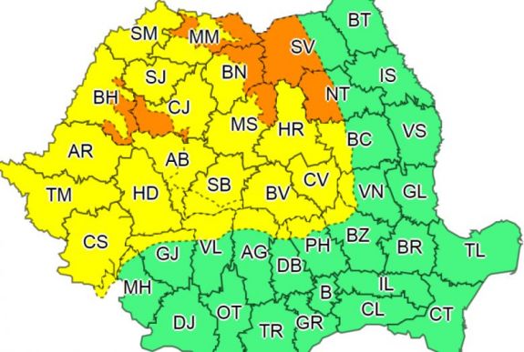Hóvihar és felerősődő szél éri el hétfőn Erdélyt