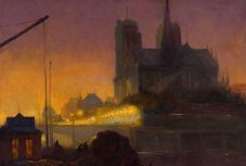 Papp Aurél Notre-Dame című 1912-es festménye a Maros Megyei Múzeumba került