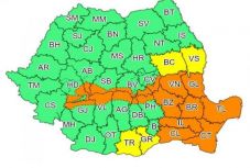 Másodfokú hóviharriadó van érvényben öt erdélyi megyében