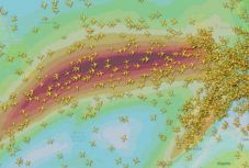 A téli vihar miatt rekordidő alatt tette meg a New York-London utat egy Boeing