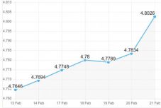 Újabb történelmi csúcs: már 4,8 lejnél többet ér az euró