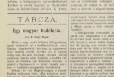 Évszázadok hírei: máramarosszigeti volt az egyik első magyar buddhista