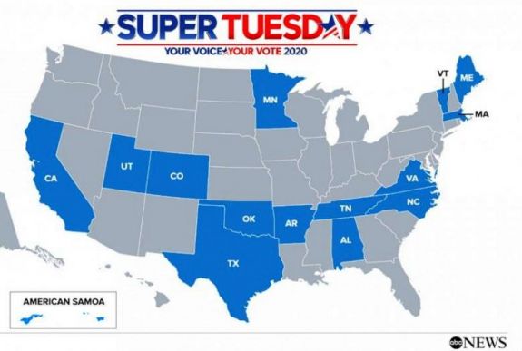 A demokrata elnökjelölti verseny kiegyenlítődését hozhatja az amerikai szuperkedd