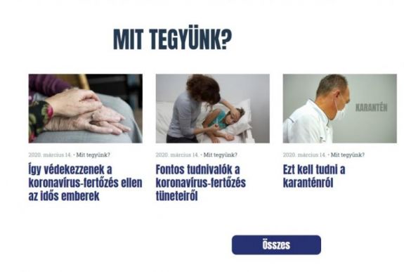 Honlapot indított az RMDSZ a koronavírussal kapcsolatos tudnivalókról