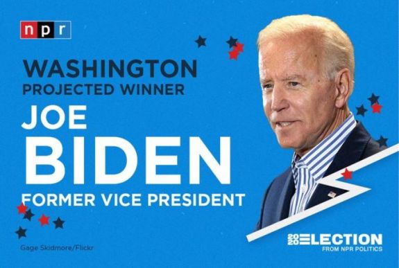 Biden nyerte a Washington államban tartott demokrata előválasztást