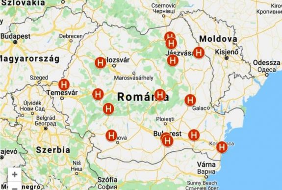 Koronavírus Romániában: sorra „hullanak” a kórházak a járvány nyomása alatt