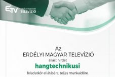 Hangtechnikust keres az Erdély TV