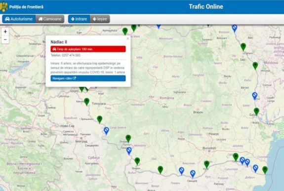 Torlódás alakult ki a nagylaki autópálya-határátkelő belépő oldalán