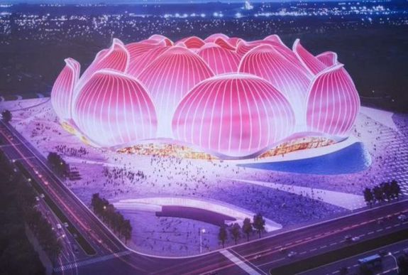 Ez lesz a világ legnagyobb futballstadionja