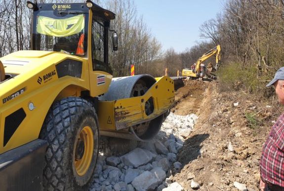 Készül a székelyhídi kerülőút, az 1-es főúton is folyik a munka Bihar megyében