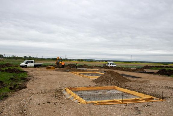 A tervezett ütemben halad Székelyhídon az ipari park építése