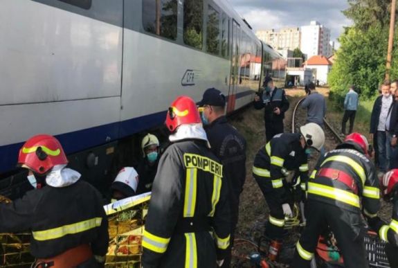 Halálra gázolt a vonat egy nőt Marosvásárhelyen