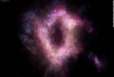 Fánkalakú, tüzes galaxist fedeztek fel