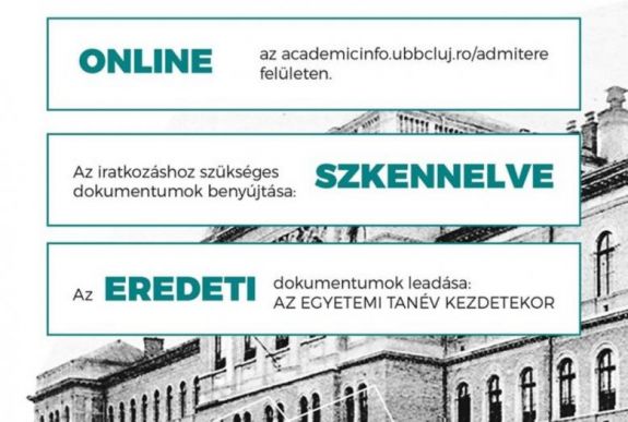 Felvételit hirdet a BBTE: online iratkozhatnak be a diákok