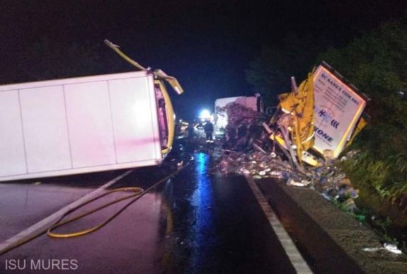 Súlyos autóbaleset történt az éjjel Segesvár és Marosvásárhely között