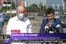 Botrányba fulladt a bukaresti független főpolgármester-jelölt sajtótájékoztatója
