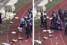 Súlyos büntetést szabtak ki a rendőrre támadó kolozsvári futballszurkolóra