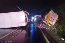Súlyos autóbaleset történt az éjjel Segesvár és Marosvásárhely között
