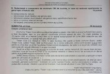 Ezeket a tételeket kapták hétfőn románból a képességvizsgázó diákok