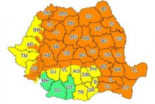 Egész hétvégén viharos időjárás várható Erdélyben