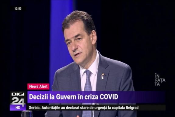 Koronavírus Romániában: ezt tanácsolja az embereknek Ludovic Orban kormányfő