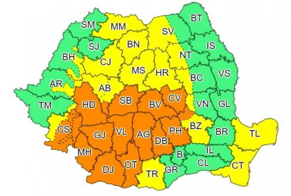 Másodfokú viharriadó van Székelyföld egy részében
