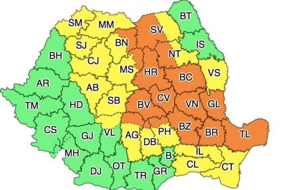 Székelyföldre is érvényes esőriasztást adtak ki a meteorológusok