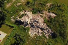 Összeomlott a Bay-kastély a Szilágy megyei Ördögkúton